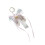Charm Ballet Key Holder Accessory with Pearls-Style 2 1