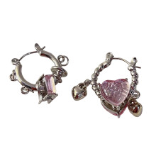 Vintage Inspire Heart Shaped Earrings Portable Comfortable