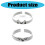 Cats and Dog Open Ring Trendy Stackable Jewelry for Students and 3