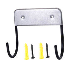 Ironing Board Hook WallMounted Metal Hanger For Irons And Accessories, SpaceSaving Storage, Easy Install
