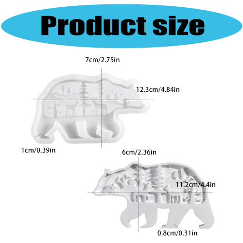 Flexible Silicone Mould Accessory for Creating Polars Bear 2
