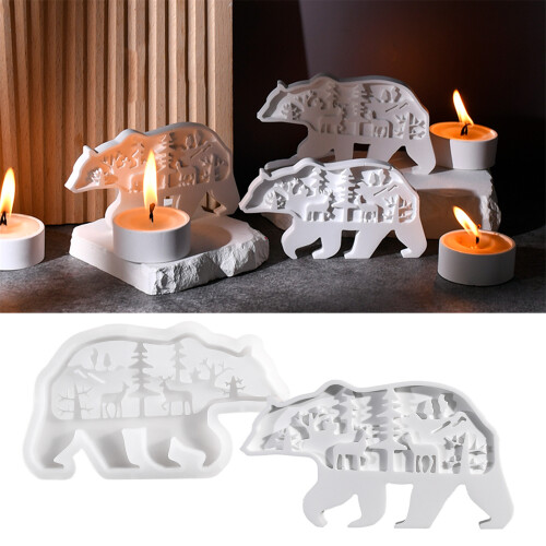 Flexible Silicone Mould Accessory for Creating Polars Bear 1