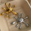 Artistic Ripple Brooch Multifuntional Statement Brooch-Silver 7