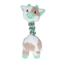 Barnyard Lamb Plush Companion, Elastisk och hållbar leksak för hundar, Med förstärkta sömmar för extra bettmotstånd, Perfekt för små till