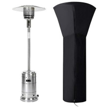 Heavy Duty Patio Heater Covers, Snow-Resistant Outdoor Heater Cover with Zipper, Windproof Waterproof Dustproof UV-Resistant Cover with Ventilation,