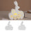 Silicone Mold Hollow Pattern for Easter Eggs Rabbit Lamp 6