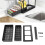 Large Capacity Under Sink Organizer, Black, PP Material, Slide-Out Baskets 14