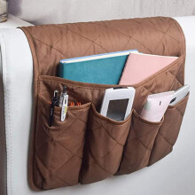 Armchair Caddy Remote Holder for Couch Recliner with 6 Pocket Storage