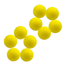 10 Pieces PU Foam Golf Balls Sponge Elastic Indoor Outdoor Practice Tr
