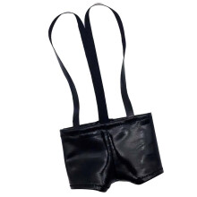 1/6 Male Suspender Ttrousers PU Leather PU Leather for 12'' Action Fig