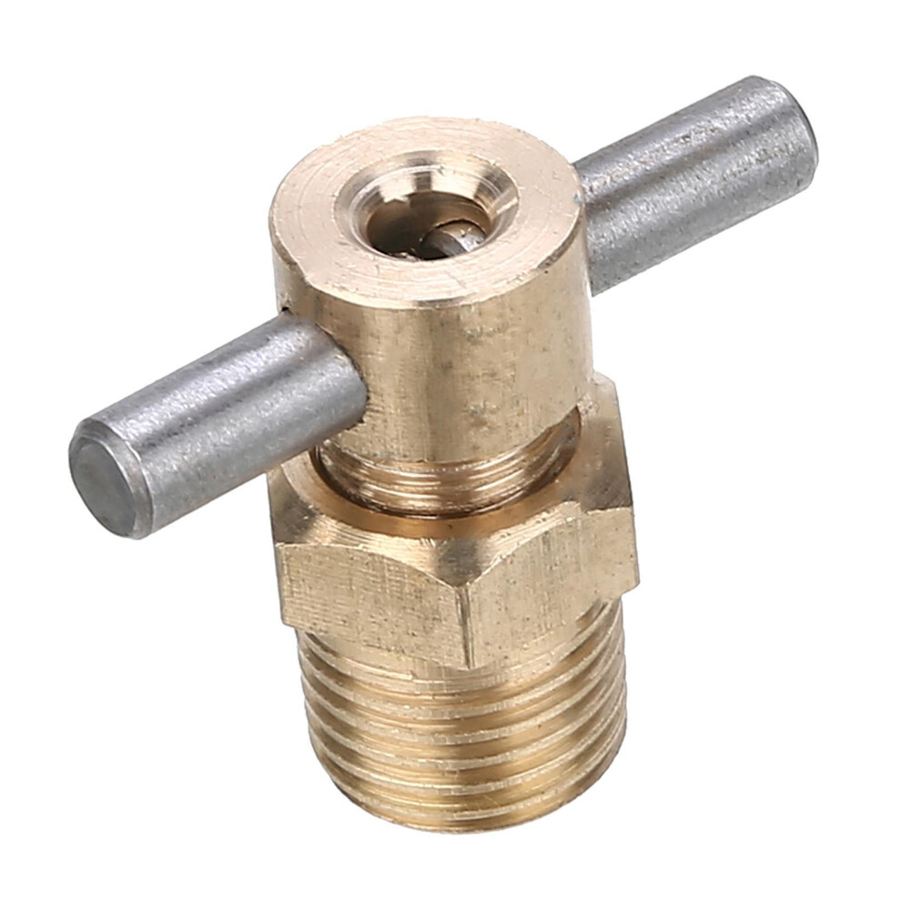1Pc 1/4" Npt Brass Air Compressor Drain Valve For Screw Compressor Par 6901423182226