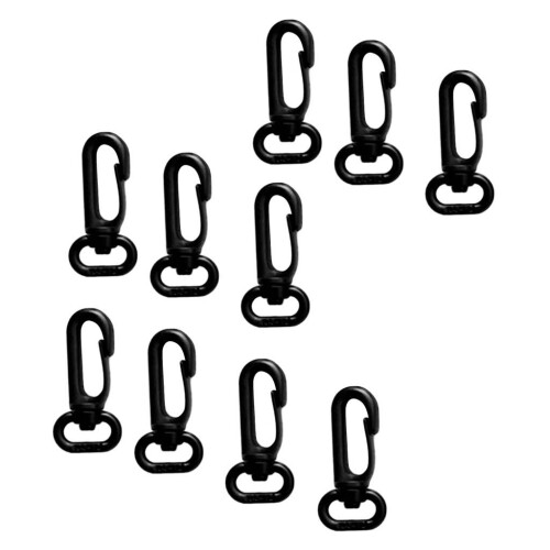 10 Pieces Strong Plastic Swivel Spring Snap Hook Clip Fits 12mm Webbin 1