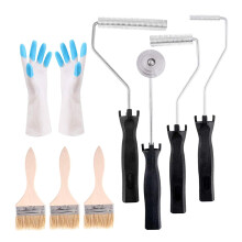 8Pcs Fiberglass Bubble Paddle Laminating Roller Tool Kit For Mould Res