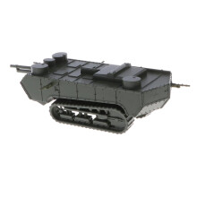 1/100 French St-Chamond Early Tank WWI Heavy Panzer Army Vehicle Model