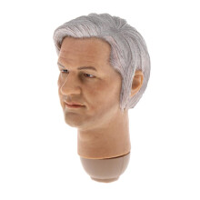1/6 Male Head Sculpt & Neck Inner Ring Body Parts for 12inch HT BBI Fi