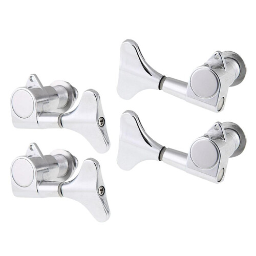 4Pcs String Tuning Pegs Machine Heads for Electric Bass 2L2R 1