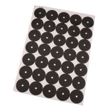 Set of 30Pcs Black Pool Table Spot Marking Stickers Snooker Balls Stic