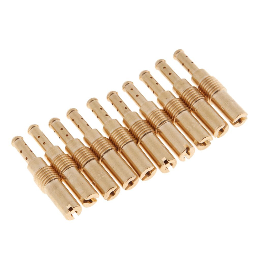 10Pcs 40 Slow/Pilot Jet Vice Injector Nozzle For Oko Koso Pwk Cvk Type 6901423180017