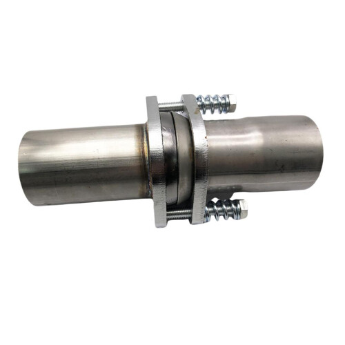 3" ID Stainless Exhaust Spherical Joint Spring Bolt Flange Pipe Repair 2