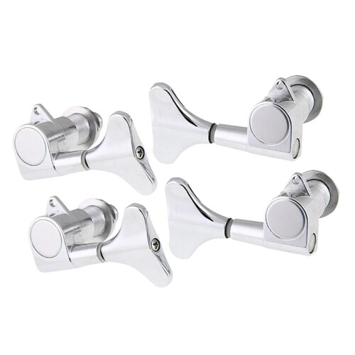 4Pcs String Tuning Pegs Machine Heads for Electric Bass 2L2R 2