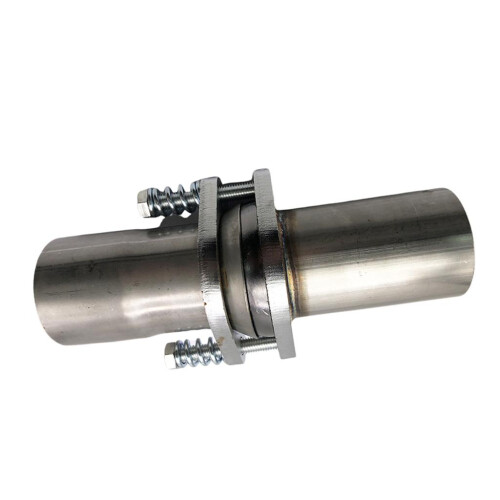 3" ID Stainless Exhaust Spherical Joint Spring Bolt Flange Pipe Repair 1