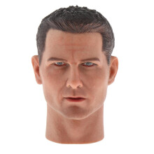 1/6 Male Carved Head Sculpture for 12inch Action Body Parts Accs