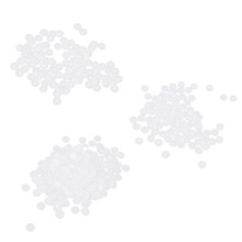 100x Resin Buttons Snaps Fasteners Poppers White Craft Cloth DIY 14.1M