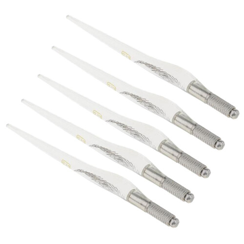 5 x Manual Tattoo Pen Microblading Makeup Machine For Permanent Eyebro