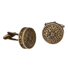 1 Pair Bronze Plated Vintage Antique Metal Blazer Button Set 20mm For