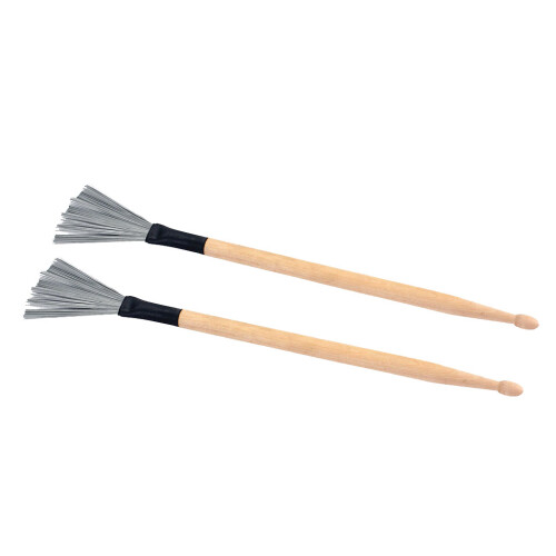 1 Pair Drum Wire Brushes Drumsticks Sticks 1