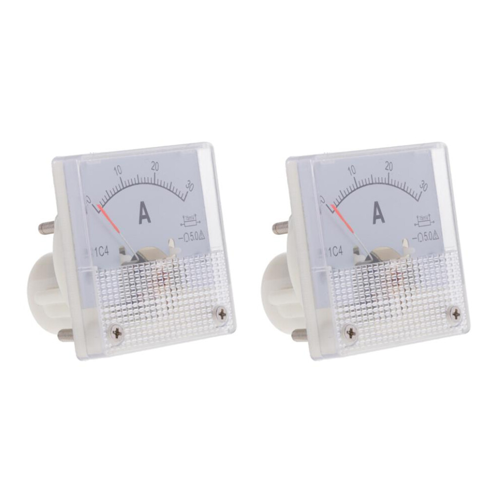 2X Dc Ammeter Analog Panel Meter Amp Meter Current Panel Meter Gauge 0 6901423184749