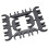 Ignition Lead Kit Separator Wire Divider Holders Clamp Spacers Fit for 3
