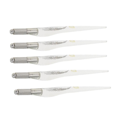 5 x Manual Tattoo Pen Microblading Makeup Machine For Permanent Eyebro 2