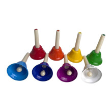 8x Hand Bells Set Colorful Hand Percussion Bells for Classroom Adults