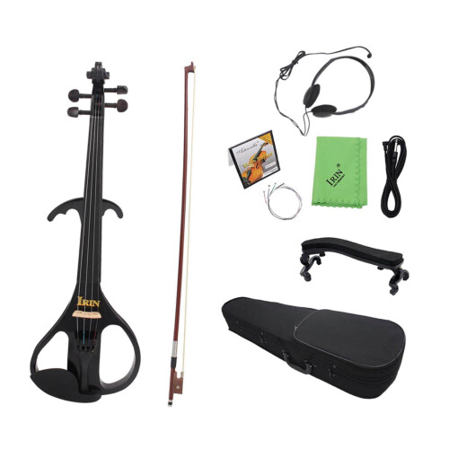 Electric Violin Set Musical Instruments with Violin Accessories for Ch 2
