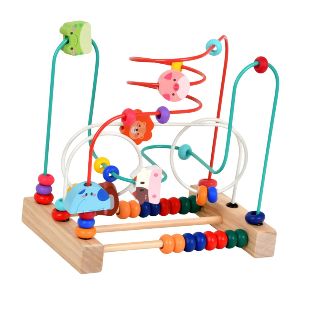 Bead Maze Toy Math Birthday Gift Spatial Reasoning for Kids Beads Roll