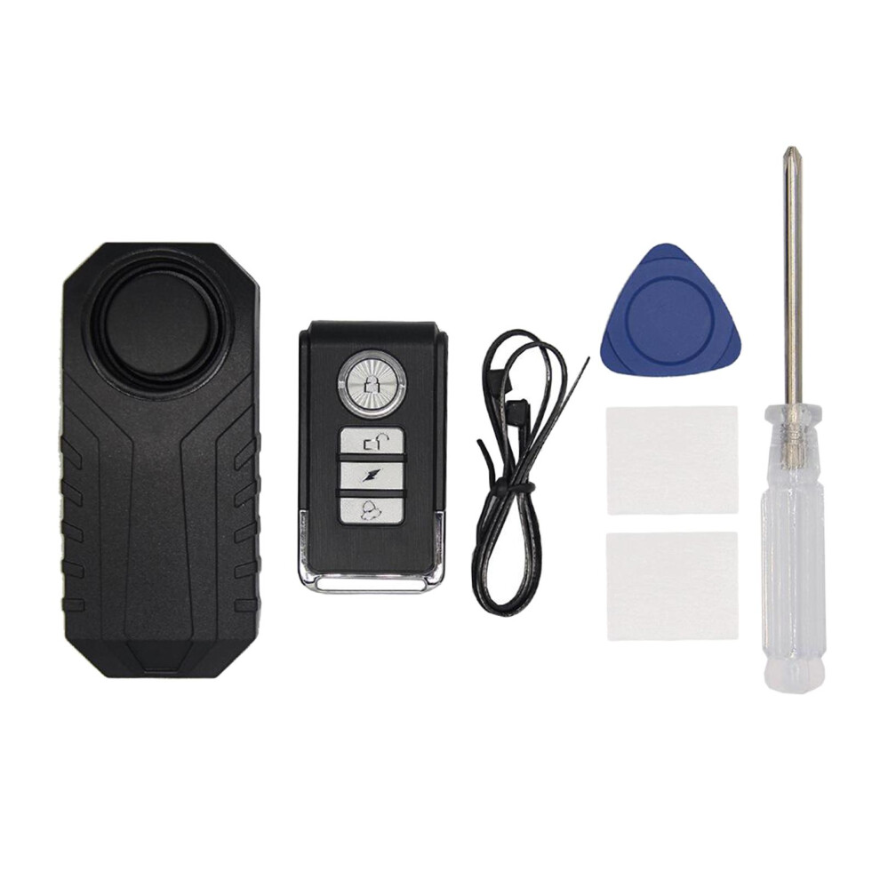 113Db Wireless Anti-Theft Alarm Vibration Sensor With Mount For Motorc 6901423185241