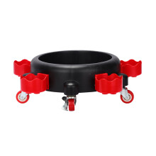 Rolling Bucket Dolly Durable Moving Base Car Wash Stool for Car Washin