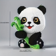 (Giant Panda) Small Particle Panda Building Blocks For Home Decor, A Gift For Friends And Classmates.