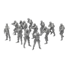 13 Pieces 1/72 People Figures Crafts for Diorama DIY Scene Photography