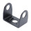Motorcycle Light Bracket High Professional Spare Parts Black 2