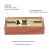 Vintage Rectangular Wood Cigar Ashtray Portable Tabletop Black 6