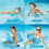 (As show, One size) QQDD Multi-Use Floating Hammock, Inflatable Float 4-in-1 Pool Recliner Float Hammock Water Hamm 5