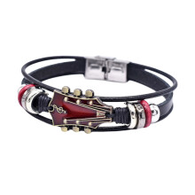 Handgefertigtes Armband, Lederarmband, modisches-Rot