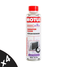 MOTUL Radiator Cleaner Flush 4x300ml Cleans & Removes Deposits Cooling System