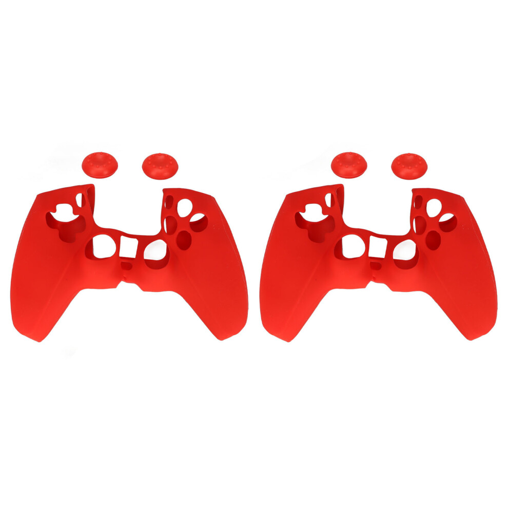 Silicone Grip For Ps5 Controller, Sweat-Resistant For Extended Sessions, Precise Cutouts Ensure Full Access To Controls 9012494869057