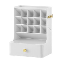 Eleganter Kosmetik-Organizer, perfekt für Schminktisch oder Schreibtisch – bietet viel Stauraum und ist aus umweltfreundlichen Materialien