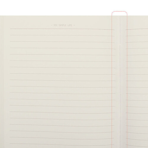A5(Klein) 86 Blätter A5-Notizbuch - schlichtes Design
