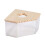 Large Hexagonal Hamster Sand Bath Shower Box – Pet Solid Wood & PET 3