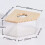 Large Hexagonal Hamster Sand Bath Shower Box – Pet Solid Wood & PET 2